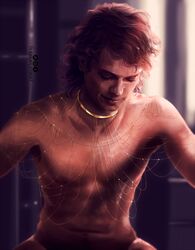 abs anakin_skywalker chains gay hayden_christensen muscular pectorals slave star_wars underwear