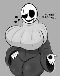 fem gaster from undertale by philahorns