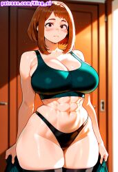ochako uraraka from boku no hero academia by king ai