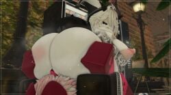 1boy 1girls 3d ass big_ass breasts facesitting penis precum roblox robloxian source_request tagme yukari_hanarr34