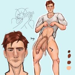 robert robertson from dispatch (game) by hunkyhuesnsfw