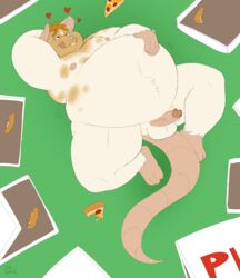 anthro balls belly binge duly_noted dulynoted erection fat fat_belly feeding food forepawz genitals hi_res humanoid_penis male male_only mammal murid murine obese obese_male overweight overweight_male penis rat rodent slob solo stuffing weight_gain