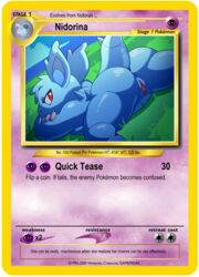 1girls 2020 anthro anthrofied ass card card_(medium) claws digital_media_(artwork) edit eye_contact female half-closed_eyes hidoihito looking_at_viewer mammal nidoran nidoran♀ nidorina nintendo nude official_art original_character pokémon_(species) pokemon pokemon_card pokemon_rgby pokemon_trading_card_game presenting pussy red_eyes simple_background smile solo text trading_card video_games