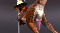 16:9 1boy 3d animal_genitalia animal_penis ass bodily_fluids clothing cum cum_drip cum_on_penis cumshot dancing dinosaur dripping dromaeosaurid ejaculation erection feral genital_fluids genitals hands-free handsfree_ejaculation hat hat_only headgear headwear henry_(henryisraptor) henryisraptor hi_res knot large_penis magic_user male male_only mostly_nude nude orgasm penis pole pole_dancing reptile scalie solo theropod tongue velociraptor witch_hat wizard_hat zoophilia