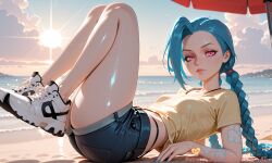 jinx (league of legends) from league of legends by goddessasunaai
