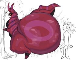 2boys anthropod artist_name ass ass_bigger_than_head ass_up big_thighs bottom_heavy bottomless buttocks feral gay gay_sex giant_ass giant_butt gigantic_ass gigantic_butt horse huge_ass huge_butt huge_thighs human hyper_ass hyper_butt hyper_thighs massive_ass massive_butt massive_thighs nude nude_male obese obese_ass pokemon pokemon_(species) provocative red_ass red_eyes scolipede slug sweaty_ass sweaty_body sweaty_butt twerking twerking_position wide_hips wide_thighs wobble wobbling_ass wobbling_butt ych ych_(character) yoshuacomoyoshu
