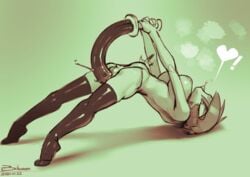 1girls 2020 arched_back areolae artist_name big_breasts bikupan breasts dated dildo female female_only heart large_breasts masturbation nipples penetration pussy pussy_juice shadow solo stomach_bulge tongue tongue_out vaginal_penetration watermark