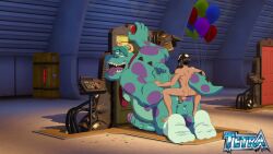 2boys anal_sex animated anthro big_ass big_butt big_sub erection from_behind furry gay human_on_anthro interspecies looking_pleasured male male/male male_only monster monsters_inc nude penetration pixar sex size_difference small_dom_big_sub small_top_big_bottom smaller_male submissive_male sulley tagme tetrahomoerotica video