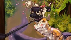 16:9 absurd_res activision anthro big_breasts bondage breasts female female_prey hi_res solo video_games vore widescreen worm