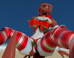 1girls 3d andrey_4k anthro anthro_only ass big_ass big_breasts christmas covered_nipples digimon female furry genderswap genderswap_(mtf) gift_wrapped guilmon inviting looking_at_viewer mammal missionary_position mistletoe partially_clothed presenting pussy reptile rule_63 scalie shadow shiny_skin sitting smiling solo source_filmmaker spread_legs tail thick_thighs