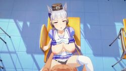 3d animated big_breasts clothed_sex continue_after_cum cum cum_on_body cum_on_breasts gold_ship_(umamusume) hairy_pussy horse_ears horse_girl horse_tail large_breasts looking_at_viewer no_sound pov sex st table table_sex tagme tongue tongue_out umamusume umamusume_pretty_derby video