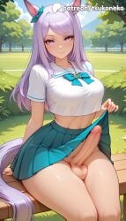 1futa 2026 ai_assisted ai_generated animal_ears anime artist_name bench bush cock dick erection explicit foreskin futanari hi_res high_quality high_resolution highres horse_ears horse_girl horse_tail long_hair mejiro_mcqueen_(umamusume) nature newhalf on_grass otoko_no_ko patreon patreon_username penis phimosis precum purple_eyes school_uniform skirt solo stable_diffusion testicles tree_stump tsukoneko umamusume umamusume_pretty_derby uncensored veins watermark