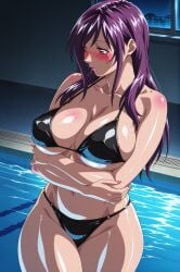 ichikawa aki from bible black by koinaart