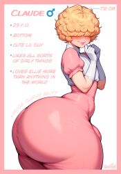 1boy 1femboy 2026 ai_generated androgynous big_ass big_penis blonde_hair blush bubble_butt bulge bulge_through_clothing child_bearing_hips claude_(viralcat) dat_ass dumptruck_ass fat_ass femboy femboy_only flaccid flaccid_penis girly horny horny_femboy horny_male huge_ass looking_at_viewer looking_pleasured male male_only oc original original_character sissy text thick_thighs thunder_thighs tight_clothing viralcat