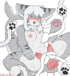 1futa 1futa1other 1other ambiguous_gender anal_penetration anal_sex animal_genitalia anthro anthro_futa anthro_on_anthro anthro_only blush blushing changed_(video_game) cum diphallia diphallism double_penetration double_penis fur furry furry_on_furry furry_only futanari goo_creature handjob handjob_while_penetrating intersex latex_body latex_creature nipple_play nippleplay non-human non-human_only orgasm pawpads shark shark_(changed) shark_dick shark_furry shark_humanoid squid_dog_(changed) tentaclejob tiger_shark tiger_shark_(changed) two_penises