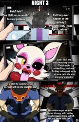 1boy 1girls 2girls animal_humanoid animatronic anthro ass ass_bigger_than_head big_ass big_breasts big_thighs black-skinned_female black_body black_skin breasts breasts_bigger_than_head curvaceous curvy curvy_figure dark-skinned_female dark_skin digital_media_(artwork) dumptruck_ass dumptruck_butt female five_nights_at_freddy's five_nights_at_freddy's_2 fox fox_girl fox_humanoid furry furry_female hips hourglass_figure huge_ass huge_breasts huge_thighs humanoid large_ass large_breasts large_thighs legs male male/female mangle_(fnaf) marionette_(fnaf) mature mature_female nightguard puppet puppet_(fnaf) round_ass rule_63 scottgames security_guard slim_waist straight thegeckodemon thegeckoninja thick thick_hips thick_legs thick_thighs thighs thighs_bigger_than_head voluptuous waist white-skinned_female white_body white_fur white_hair white_skin wide_hips wide_thighs