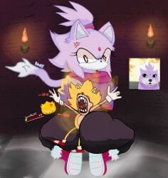 blaze the cat from outcome memories by pandeshocolate