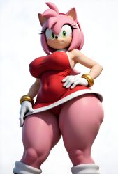 amy rose from sega by brasil louco