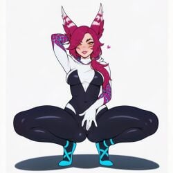 spider-gwen (cosplay) from league of legends by prussia123