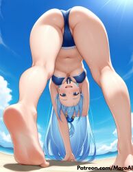 aqua (konosuba) from kono subarashii sekai ni shukufuku wo! by macoai