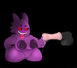 1boy 1girls abs anthro anthrofied big_areola big_breasts black_background black_eyes breasts chubby cum disembodied_penis earrings equine equine_penis female furry fuzefurry gengar ghost half-closed_eyes horse horsecock huge_ass huge_breasts huge_penis larger_male medial_ring nintendo nipple_rings nipples nude original_character overweight overweight_female penis piercings pokemon pokemon_rgby purple_nipples pussy red_sclera size_difference smaller_female smile teeth testicles thick_thighs tongue tongue_out wide_hips