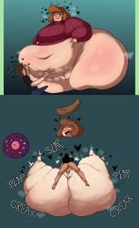 1boy 1girls ass_bigger_than_head ass_bigger_than_torso bbw big_breasts bigladiesidk cum cumming erection fat_ass fat_belly fat_legs female grabbing_belly heart horny horny_female huge_belly hyper hyper_ass massive_ass multiple_images naked sex sweaty tagme