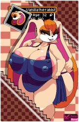 vanilla the rabbit from sega by kaidart abyssal