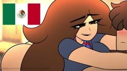 1boy 1boy1girl 1girls 2d 2d_animation airport ambiguous_penetration anal animated ass big_breasts breasts brunette_female brunette_hair brunette_male english_voice_acting flight_attendant longer_than_one_minute mexican_female mexico_(what_if_animation) naked_female national_personification original patreon patreon_link patreon_url shorter_than_two_minutes spanish_voice_acting strangers tagme unnamed_character valentina_(what_if_animation) video voice_acting what_if_animation_(artist)