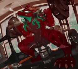 abs absurd_res anal anal_penetration andromorph anthro barbell barbell_squats battery bodily_fluids bottle breath chompingbit claws clenched_teeth constricted_pupils container controller crouching dragon dumbbell genital_torture genitals glistening glistening_body glistening_thighs gym hair hi_res horn intersex long_hair muscular muscular_anthro mythological_creature mythological_scalie mythology nude penetration pupils pussy_clamps pussy_torture remote_control scalie shaking small_pupils solo straining superabsurd_res sweat sweatdrop sweaty_body sweaty_legs sweaty_thighs teeth treadmill vulva water_bottle water_dispenser weights