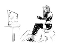 1boy 1girls ballbusting ballbusting_induced_orgasm ballbusting_orgasm black_and_white boot_fetish bootjob boots breasts cbt celera_prime cock_and_ball_torture cock_and_balls_torture couple couple_(romantic) couple_sex cum cumshot cunnilingus cunnilingus_through_clothes cute dominant_female dominatrix domme domme_girl_and_gamer_boy elbow_gloves facesitting female femdom footjob footwear funny gamer gaming gaming_headset gentle_femdom gloved_hands gloves goth_girl goth_girl_and_gamer_boyfriend high_heel_boots high_heels human_chair latex latex_boots latex_gloves leather leather_boots leather_gloves long-haired_female long_hair male monochrome olivia_(celera_prime) original original_character original_characters patent_boots romantic romantic_couple shoe_fetish shoejob shoes skirt stepped_on stepping_on_balls stepping_on_penis submissive_male thigh_boots thighhigh_boots thighhighs thighs