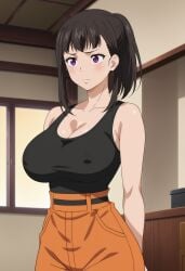 maki_oze oze_maki enen_no_shouboutai fire_force busty big_breasts large_breasts huge_breasts ass fat_ass big_ass large_ass huge_ass butt big_butt voluptuous curvy female female_only waist hips wide_hips legs cute thick_thighs thick_ass narrow_waist slim_waist aindroidparanoid ai_generated tagme 1girls breasts hi_res human hair