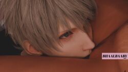 love_and_deep_space 1girls 1boy tagme 1boy1girl cunnilingus gif 3d_animation xavier_(love_and_deep_space) eye_contact