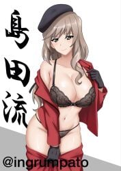 shimada chiyo from girls und panzer by kyomeihibiki