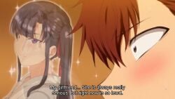 1boy 1girls 2020 20s 2boys animated anime_screenshot anus ass ass_focus bandaid_on_face bed bed_sheet bent_over blue_hair blush bouncing_breasts breast_sucking breasts breathing bunnywalker censored cheating_(relationship) closed_eyes completely_nude cowgirl_position cum cum_in_pussy english_subtitles english_text fat_male fat_man feet_up female forced_kiss glasses hair_ribbon hand_holding hands_on_another's_hips hands_up holding_legs hug huge_ass hugging_another's_head implied_sex kissing large_breasts leg_lift leg_up legs_apart legs_around_partner's_hips legs_around_waist licking_nipple lying male mind_control missionary miyajima_sakura mosaic_censoring netorare nipple_stimulation nipples nude onlookers open_mouth pubic_hair pumping_cum purple_eyes purple_hair pussy pussy_juice red_hair red_ribbon reverse_cowgirl_position ribbon ribbon_hair_ornament saimin_seishidou sex sex_from_behind shiny_skin shirt side_ponytail sidelocks sound spread_legs straddling sweat sweatdrop t-rex_(animation_studio) tagme tall_female tanaka_hajime_(saimin_seishidou) testicles thighs tongue tongue_out ugly_bastard ugly_male used_tissue vaginal_penetration video white_shirt wide_hips