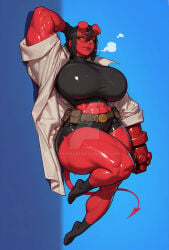 1girls ai_generated ass ass_bigger_than_head big_ass big_breasts breasts breasts_bigger_than_head bubble_ass bubble_butt curvaceous curvy curvy_figure digital_media_(artwork) dumptruck_ass dumptruck_butt female hips hourglass_figure huge_ass huge_breasts large_ass large_breasts legs light-skinned_female light_skin massive_ass massive_breasts mature mature_female round_ass sasssybabe slim_waist thick thick_hips thick_legs thick_thighs thighs thighs_bigger_than_head voluptuous waist wide_ass wide_hips wide_thighs red_body red_skin red-skinned_female cambion half-demon half_demon demoness demon demon_girl hellboy_(series) hellboy rule_63 dark_horse hellgirl_(sasssybabe)