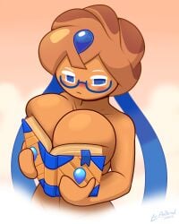 blueberry pie cookie from cookie run by latiar