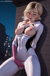 gwen stacy from marvel by spicytoonai