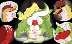 2026 abs alligatorid amazon_position anal anal_fluids anal_penetration anthro anus balls barazoku big_muscles blood blood_in_mouth blood_on_face blush bodily_fluids candy clothing cowboy_hat crazy_eyes crocodilian cum cum_drip cum_in_ass cum_inside cum_on_belly cum_on_body cum_on_partner daikuhiroshiama dessert dialogue dripping drooling duo english_text evil_gummigoo_(tadc) eye_contact fangs food food_creature genital_fluids genitals glitch_productions green_body green_tail growling gummigoo_(tadc) gummigoo_(the_amazing_digital_circus) gummy_(food) gummy_creature hat hat_only headgear headgear_only headwear headwear_only heart_symbol hi_res holding_both_legs humanoid_genitalia humanoid_penis living_candy looking_at_another looking_at_partner lying lying_on_ground male male/male moan mostly_nude mostly_nude_anthro mostly_nude_male multicolored_body muscular muscular_anthro muscular_male navel no_irises no_pupils on_back on_ground open_mouth penetration penile penile_penetration penis penis_in_ass power_bottom pupils raised_tail red_penis reptile saliva scalie selfcest sex shadowed_eyes simple_background slit_pupils spiked_penis spikes spikes_(anatomy) square_crossover tail teeth text the_amazing_digital_circus thick_thighs throbbing throbbing_penis tongue tongue_out two_tone_tail white_balls white_body white_eyes white_tail yellow_body yellow_eyes