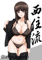 nishizumi shiho from girls und panzer by kyomeihibiki