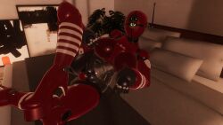 vrchat fallout_4 assaultron_(fallout) posing heart_eyes