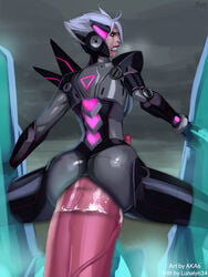 1girls aka6 alternate_costume anal anal_insertion anal_penetration anal_sex big_ass big_penis bodysuit breasts clenched_teeth clothed curvy drooling edit election erect_while_forced erect_while_penetrated fiora_laurent futanari futanari_penetrated futasub helpless huge_cock impossible_fit large_ass large_insertion large_penis league_of_legends looking_back lunalyn34 pain project_fiora project_series rape restrained ridiculous_fit runny_makeup source_request splits stuck suspension text watermark white_hair