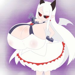 bimbo breasts disgaea gigantic_breasts huge_breasts hyper_breasts large_breasts makai_kingdom nikoh pram tagme