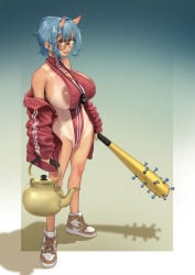 1girls chichimaro demon demon_girl female female_only glasses yokai
