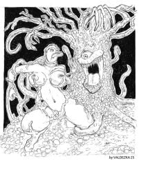 breast_grab roper short_hair tentacle vaginal_sex