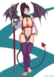 big_breasts costume dead_or_alive momiji_(ninja_gaiden) succubus