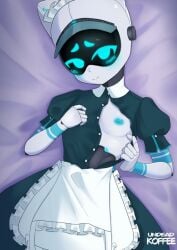 artist_request boobs breasts female maid maid_uniform nipples oc original original_character robot robot_girl tits vagina