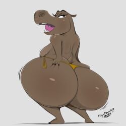 1girls 2026 anthro artist_name ass ass_grab big_ass bikini bikini_bottom breasts clothing dat_ass digitaldomain123 dreamworks dumptruck_ass enormous_ass eyelashes fat fat_ass fat_female female female_only full_body furry furry_female furry_only gigantic_ass gloria_the_hippopotamus grey_skin hand_on_ass hippopotamid hippopotamus huge_ass large_ass looking_back madagascar_(series) mammal massive_ass mature mature_female mostly_nude mostly_nude_female nipples obese obese_female open_mouth overweight overweight_female plump_ass solo solo_female solo_focus tail teeth thick_ass tongue tongue_out white_background