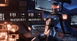 1girls 3d 3diddlez android android_girl blender blender_(software) blender_cycles cockpit edi female mass_effect mass_effect_(series) mass_effect_3 robot robot_girl robot_humanoid tagme tinted_eyewear visor