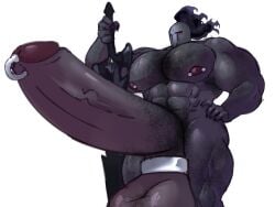 bara cock_ring cookie_run cookie_run_kingdom hairy hairy_balls hairy_chest hairy_male hyper hyper_balls hyper_pecs hyper_penis mcdongle self_upload silent_salt_cookie