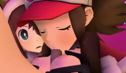 1boy 2026 2girls 3d animated fellatio game_freak hat hilda_(pokemon) neinsfw paizuri pokemon pokemon_bw pokemon_bw2 rosa_(pokemon) shorter_than_10_seconds sound tagme video watching watching_sex